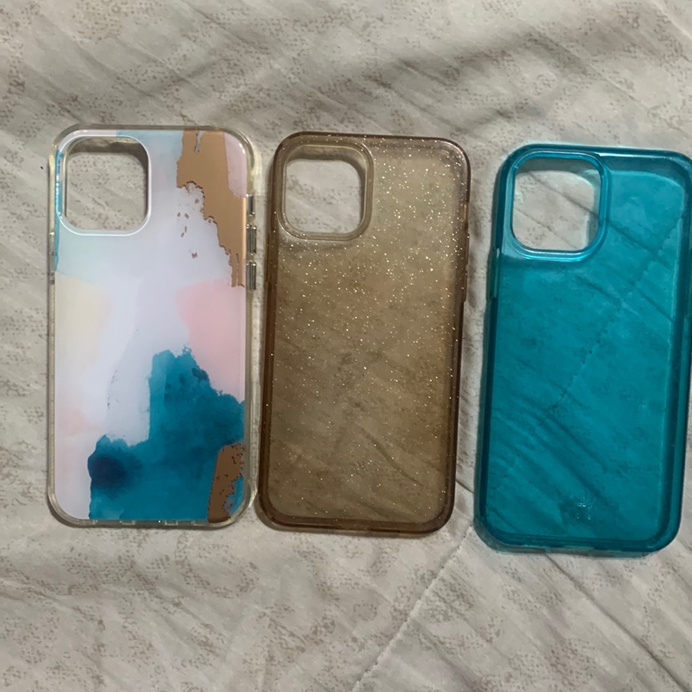 Set of 3 iPhone 12 phone cases